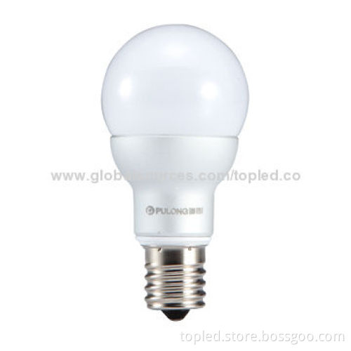 38 x 73mm E17 5W LED Bulb with 500lm Lumen, 220V AC Voltage and 50,000hrs Lifespan